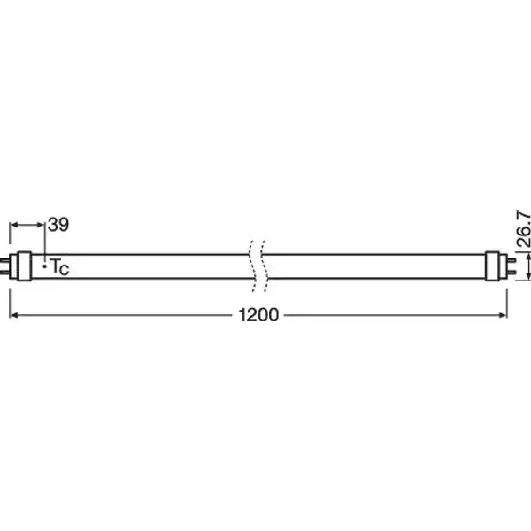 LED cijev 120cm 16W/840 4000K T8 LEDVANCE