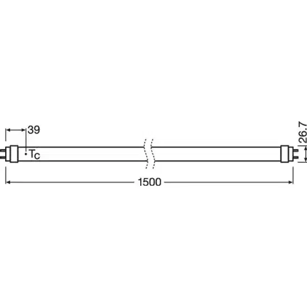 LED cijev 150cm 20W/865 6500K T8 LEDVANCE