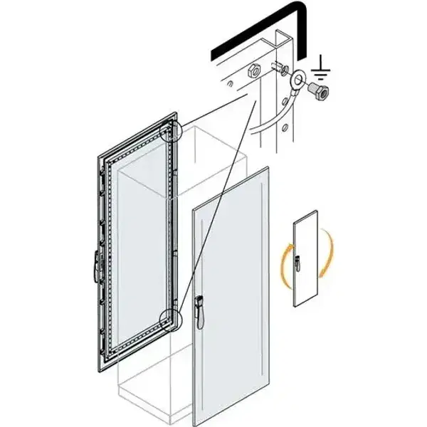 EC2080K | SLIJEPA VRATA ZA IS2 2000x800MM