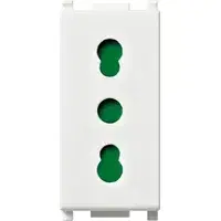 14203 | 2P+E 16A P17/11 outlet white
