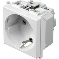 VM10PW-P | Uticnica Schuko+ks 2P+E 16A 250V 2M PW