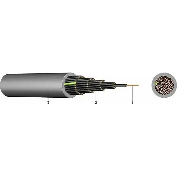 Kabel YSLY-JZ 5x0,75